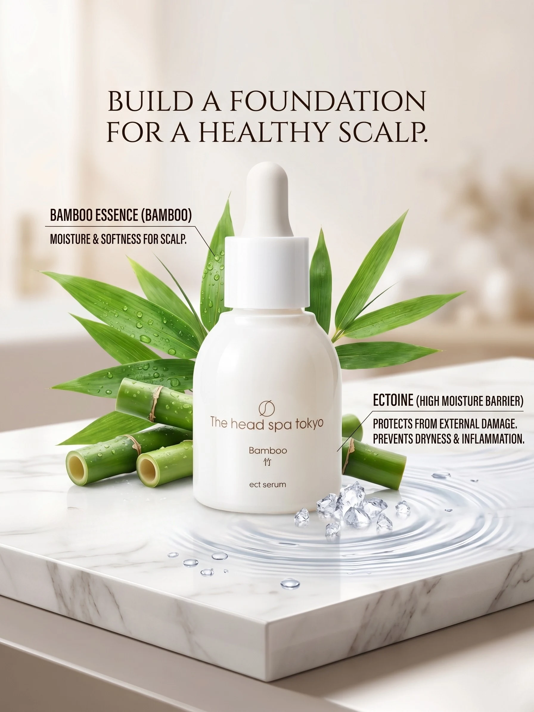 The Head Spa Tokyo Bamboo Essence — scalp serum, 30mL