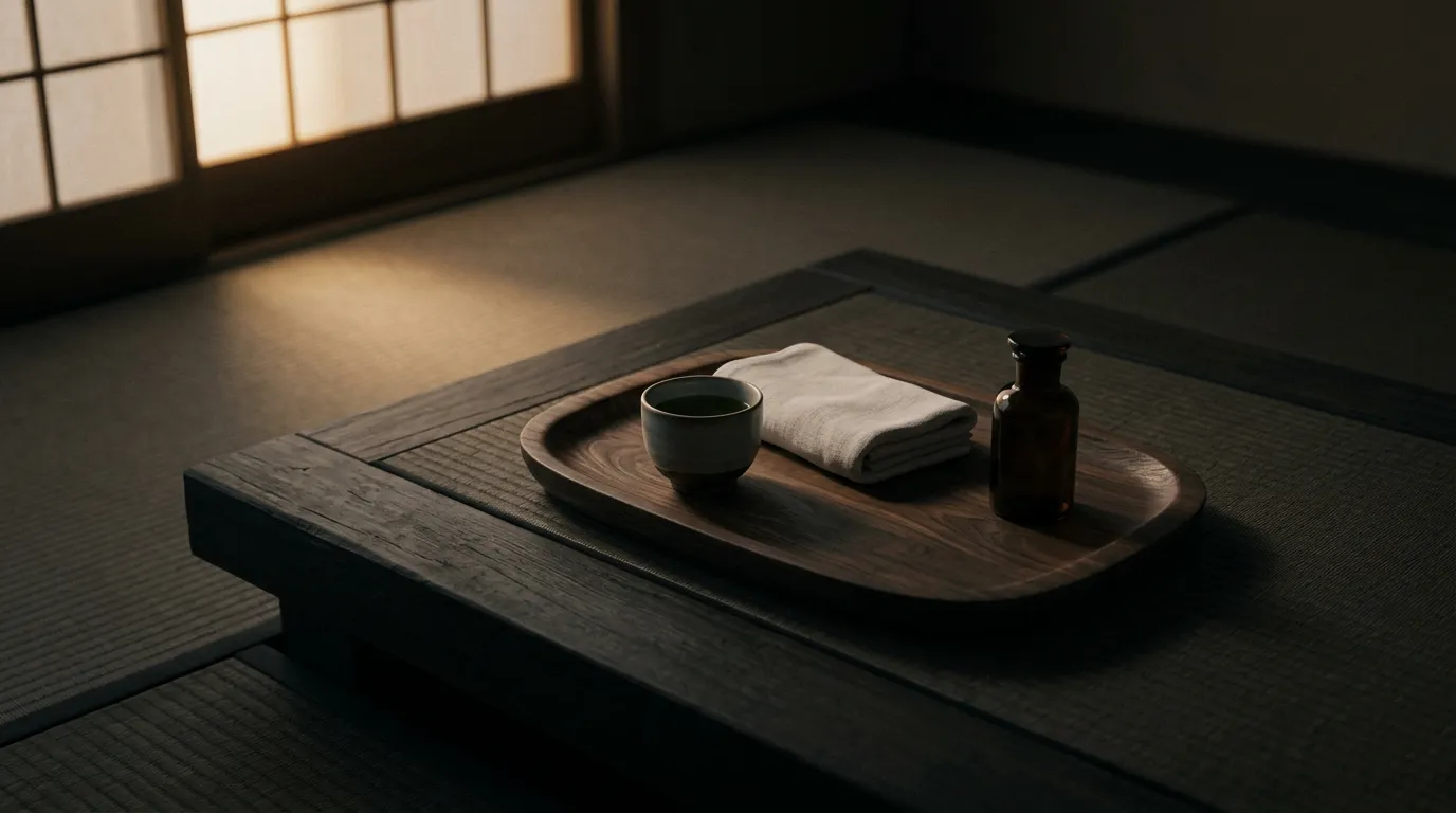 The Head Spa Tokyo scalp and hair ritual — four steps: scalp, hair, face, wellness